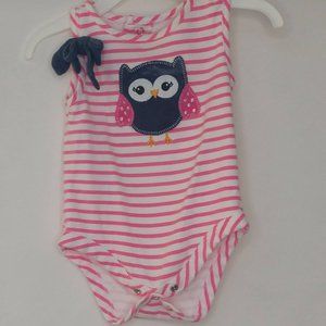 Little lass one piece animal print top